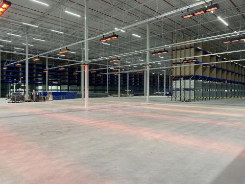 Energiezuinige bedrijfshal verwarming 